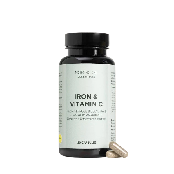 Jern- og C-vitamin-kapsler