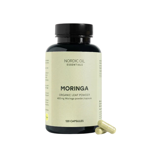 Moringa-pulver kapsler